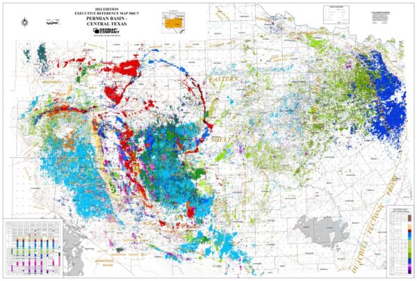 306 CT – Executive Reference Map – Permian Basin - Central Texas