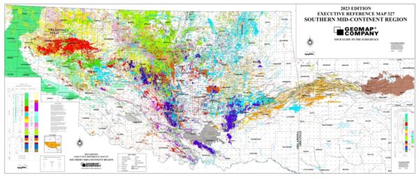 327 – Executive Reference Map – Southern Mid-Continent Region