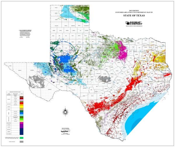 329 – Executive Reference Map – State of Texas