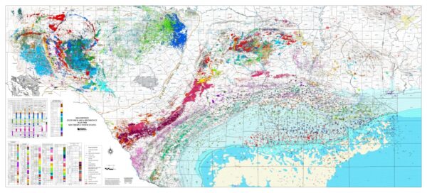 399 S – Executive Reference Map – Southern United States