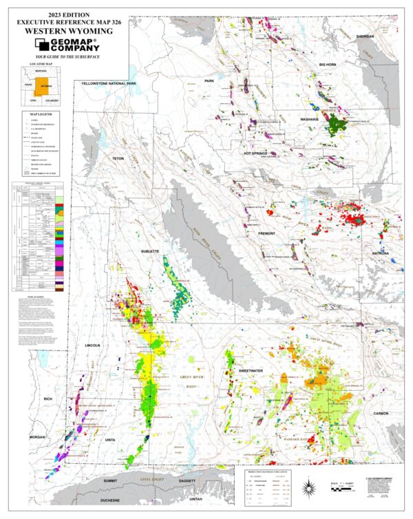 326 – Executive Reference Map – Western Wyoming