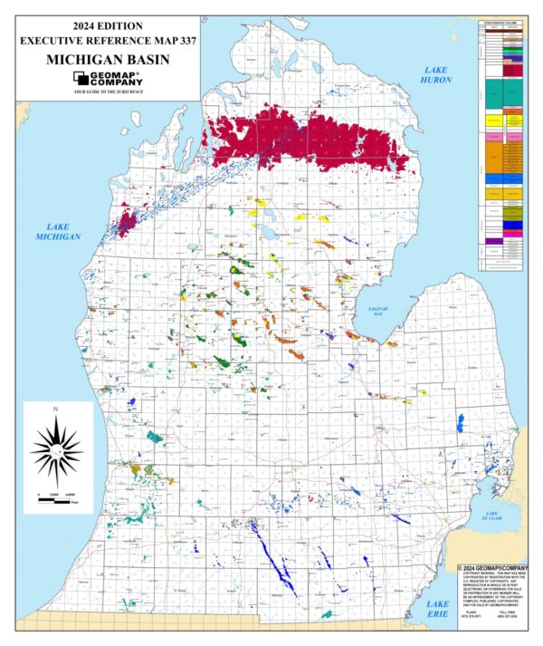 337 – Executive Reference Map – Michigan Basin